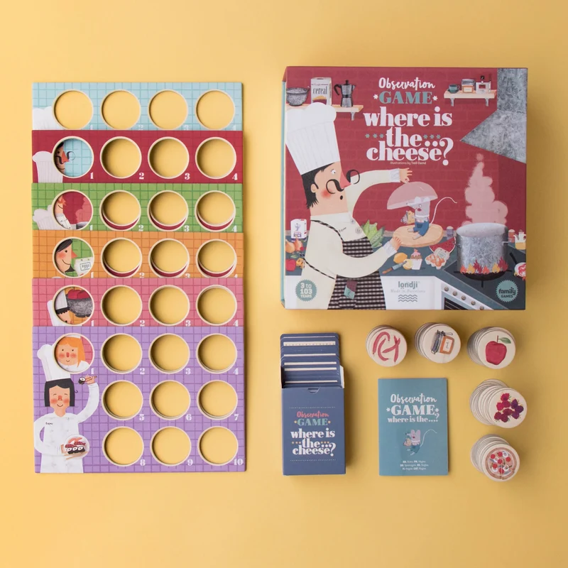 Jeu de société |Format de poche - Where is the cheese?