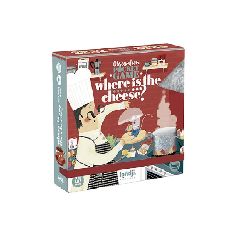 Jeu de société |Format de poche - Where is the cheese?