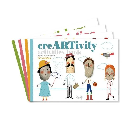 Cahier d'activités créatif - 4 types