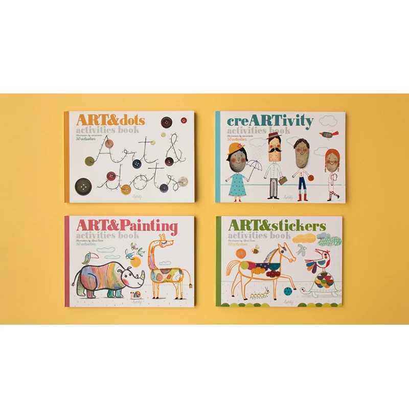 Cahier d'activités créatif - 4 types