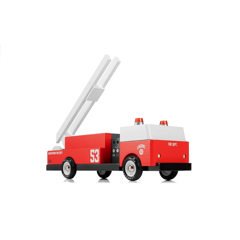 Grand camion de bois - Camion de pompier