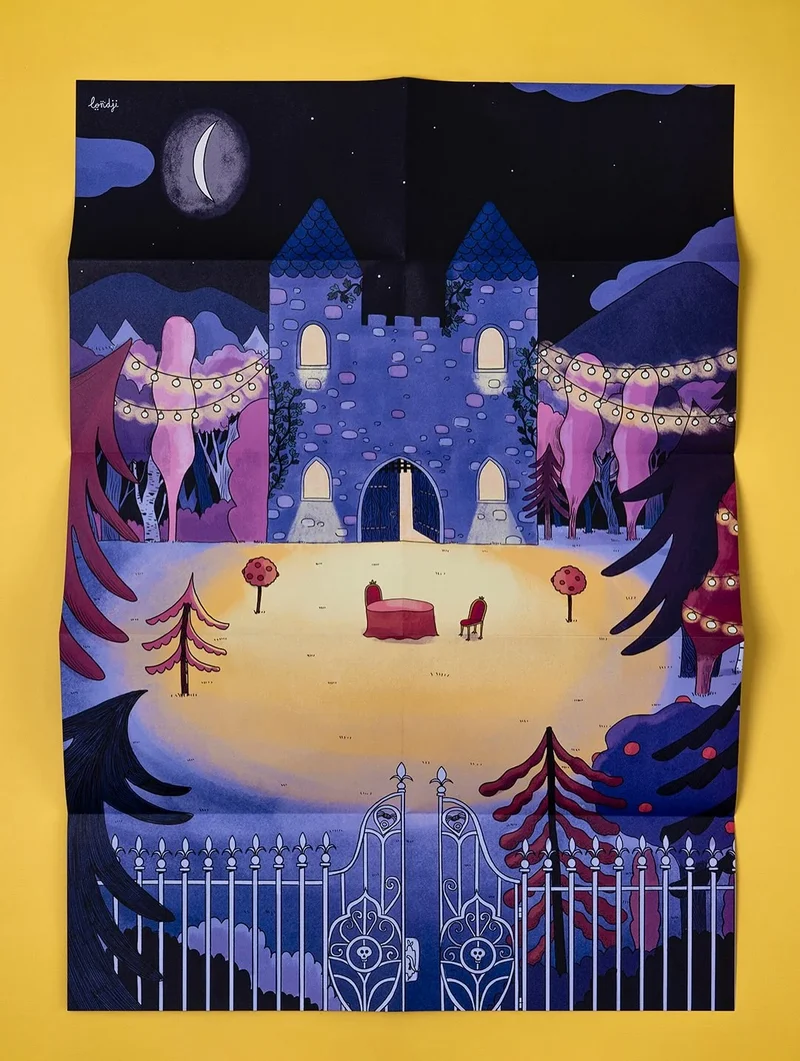 Affiche + 152 autocollants - Enchanted