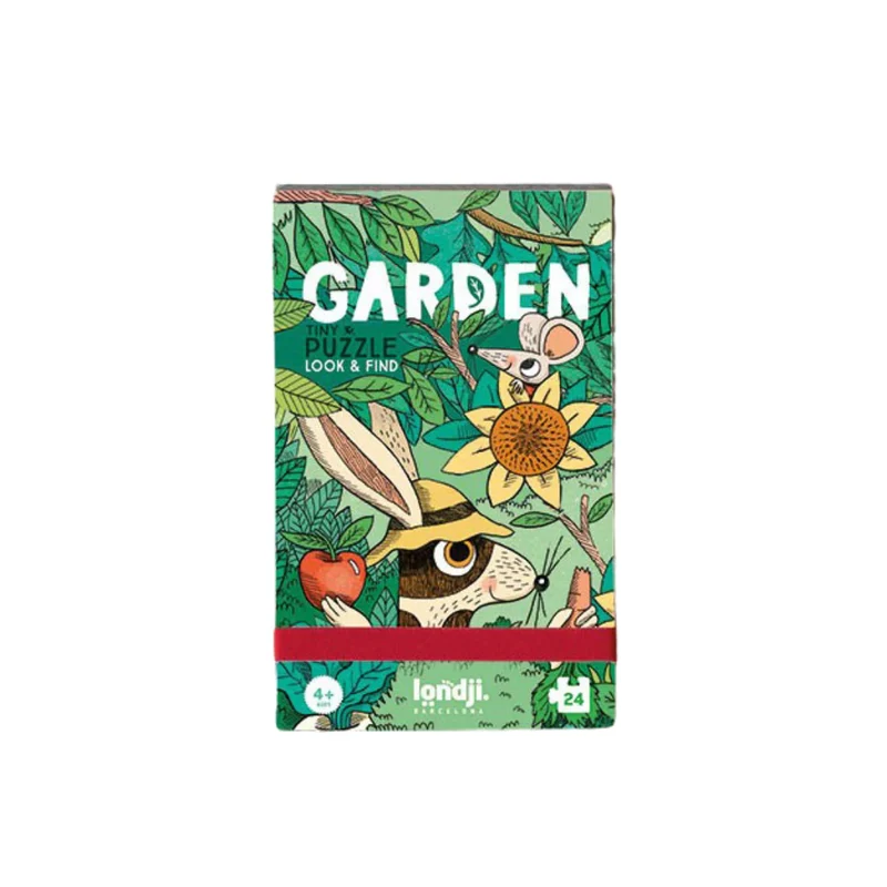 Casse-tête + jeu d'observation | Mini - Jardin