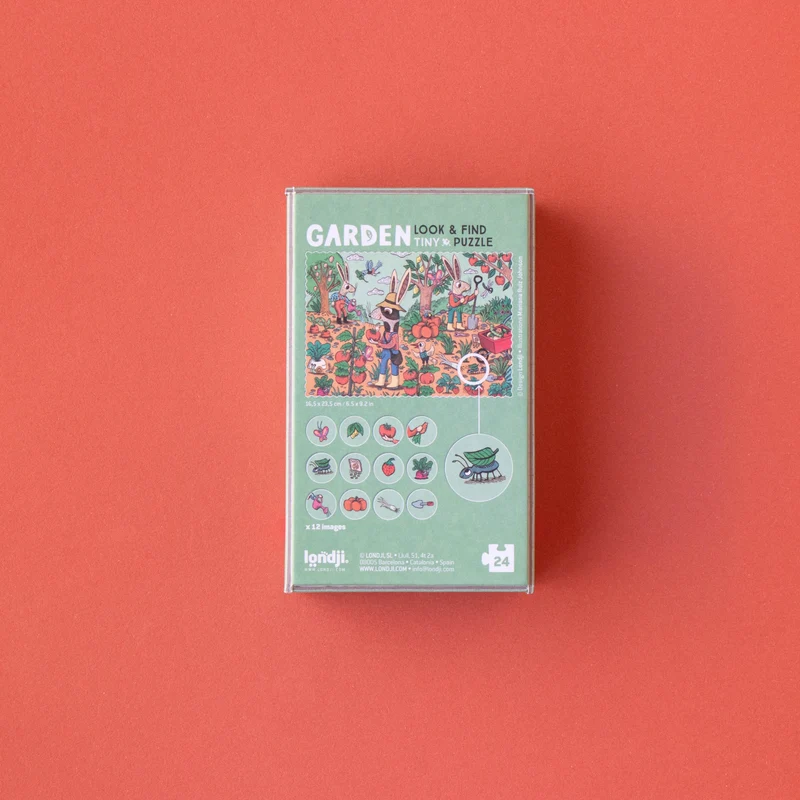 Casse-tête + jeu d'observation | Mini - Jardin