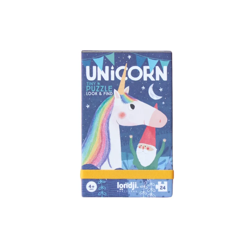 Casse-tête + jeu d'observation | Mini - Licorne