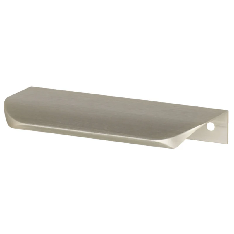 Poignée profilée Edge ronde 256mm (Longueur totale 276mm) - Acier brossé