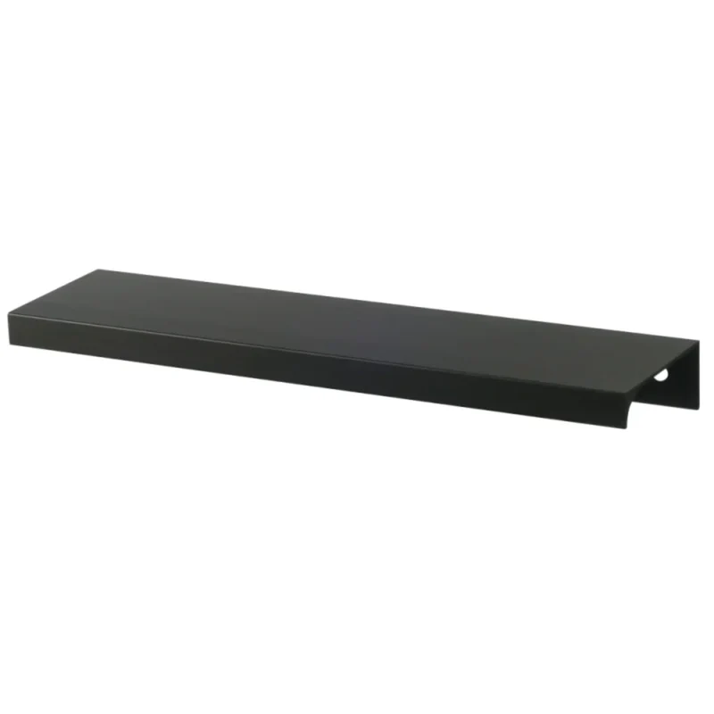 Poignée profilée Edge 64mm (Longueur totale 84mm) - Noir Mat