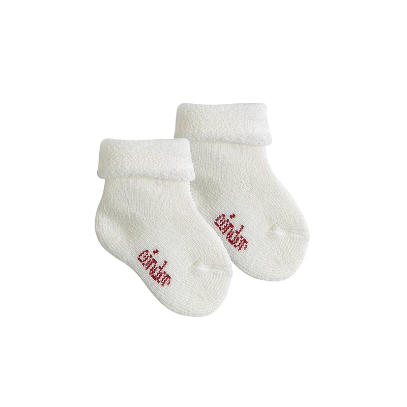 Chaussettes chunky | laine mérinos - Crème