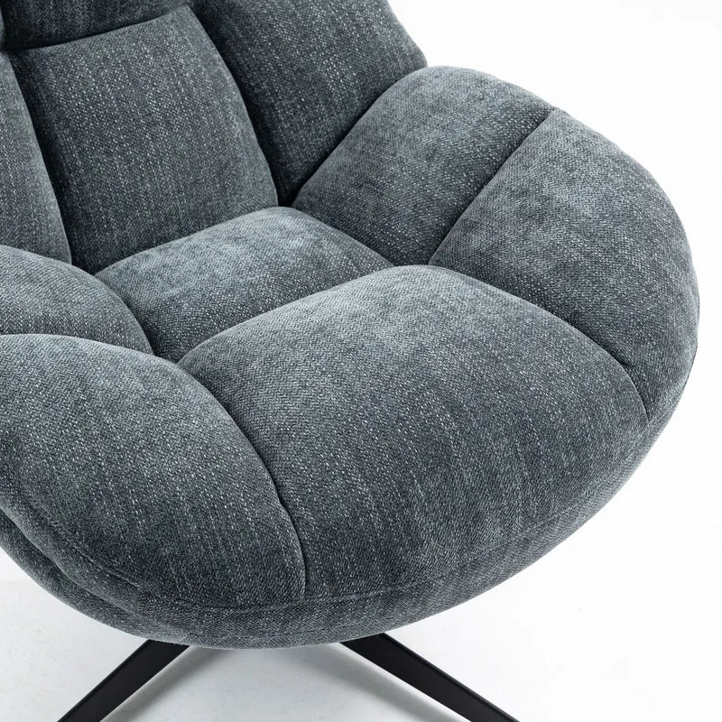 Fauteuil pivotant bleu
