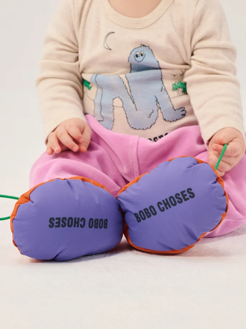 Chaussons puffy duvet | Baby - Rouge