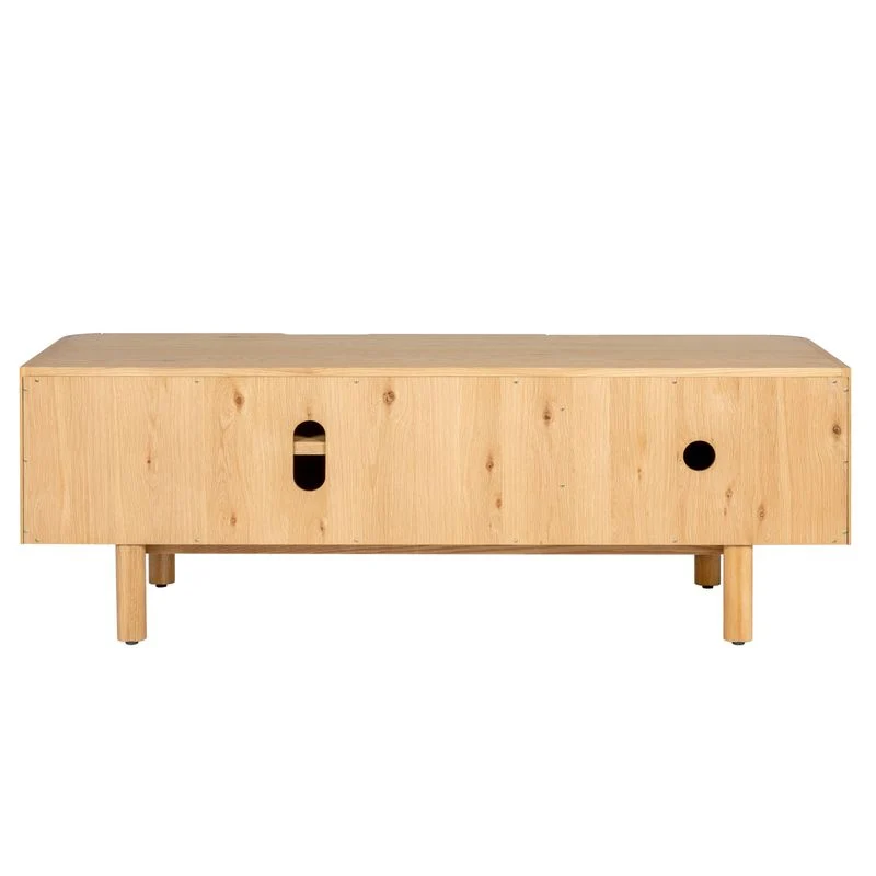 Meuble télé 155cm chêne naturel