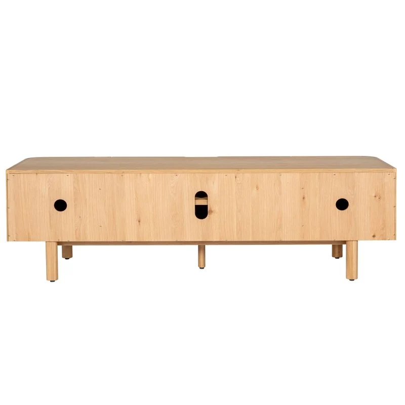 Meuble télé 180cm chêne naturel