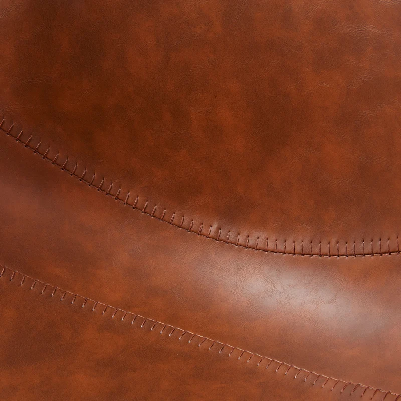 Chaise snack PU cognac
