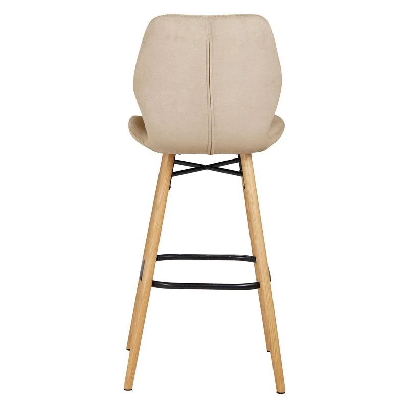 Chaise snack tissu soft touch sable