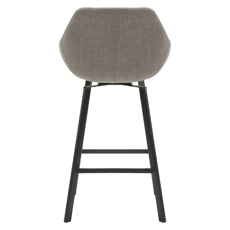 Chaise snack pivotante tissu gris argent
