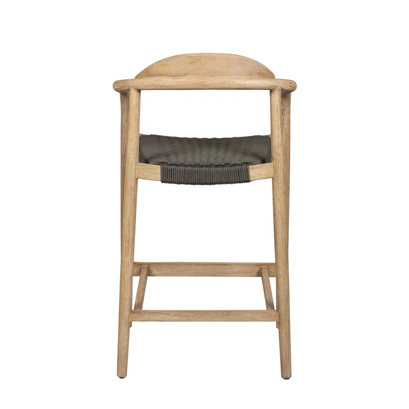 Chaise snack Eucalyptus et corde kaki