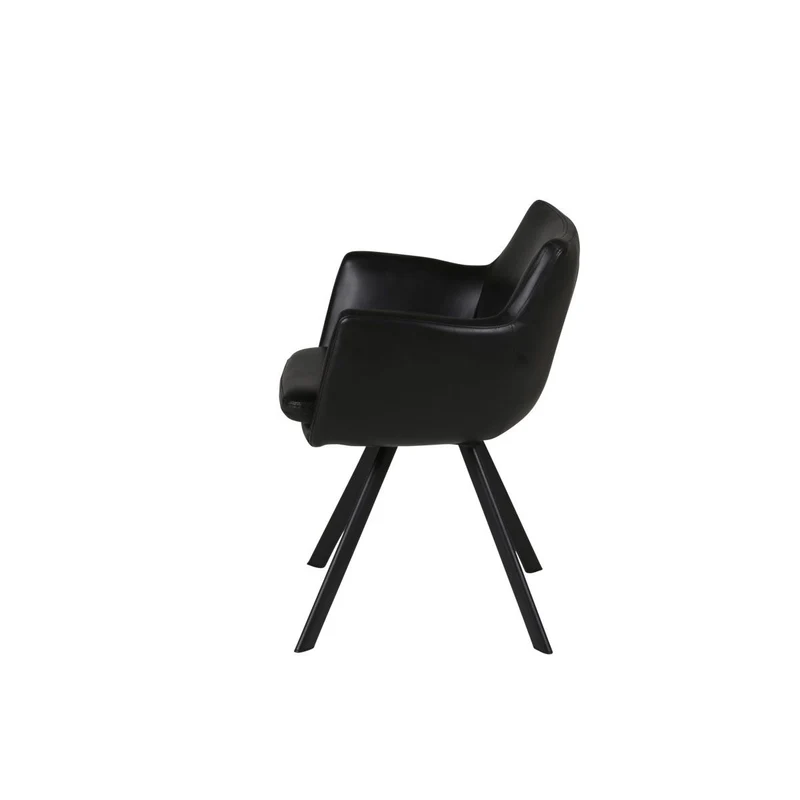 Fauteuil PU noir