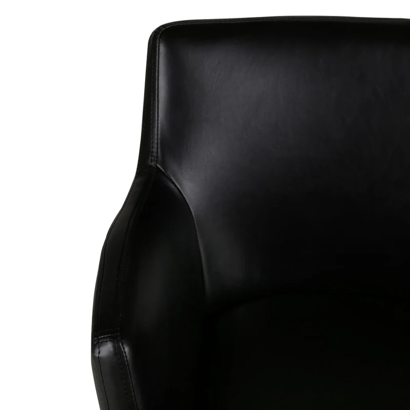 Fauteuil PU noir