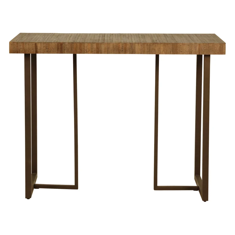 Table de bar teck recyclé 140cm