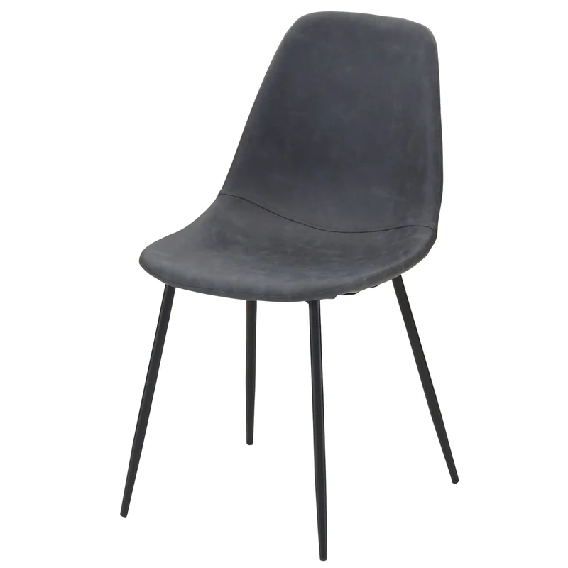 Chaise noir vieilli