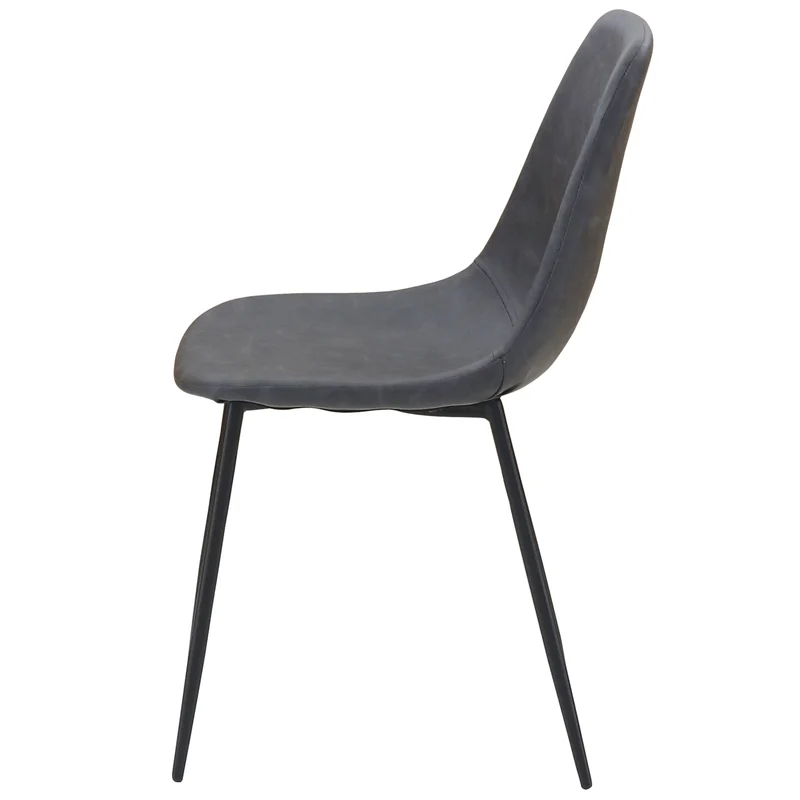 Chaise noir vieilli