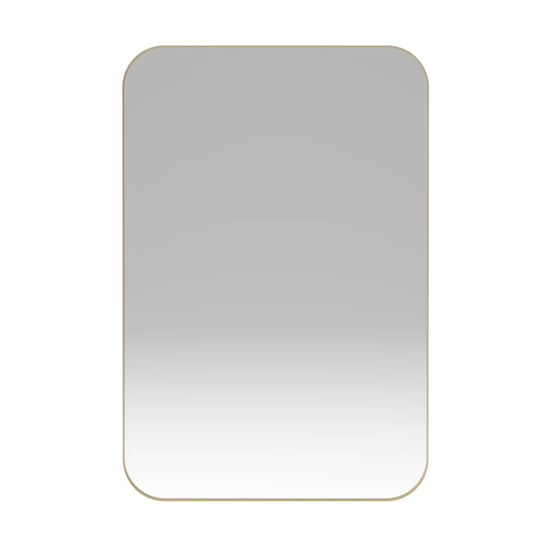Armoire de toilette murale miroir rectangulaire dorée 76x51cm TOADSTOOLCAP