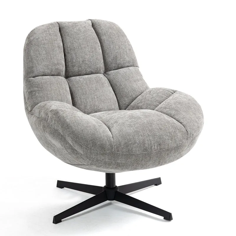Fauteuil pivotant gris