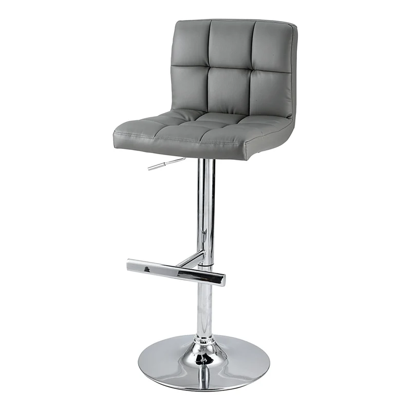 Chaise de bar grise