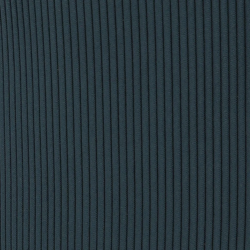 Chaise de bar velours côtelé bleu foncé