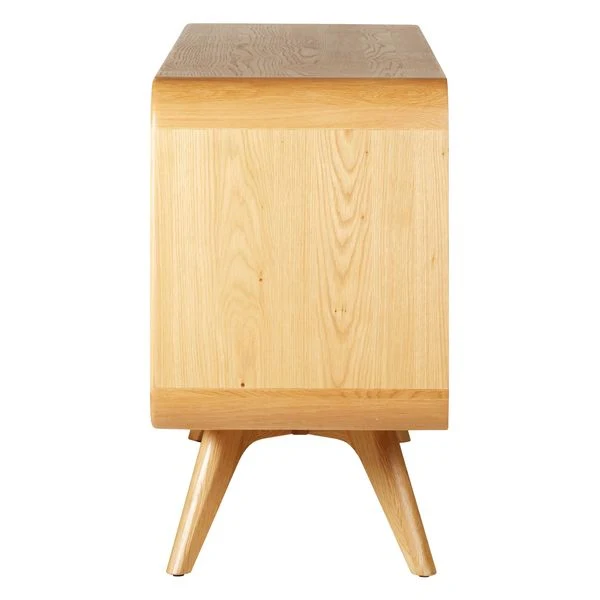 Meuble bas 3 portes chêne naturel