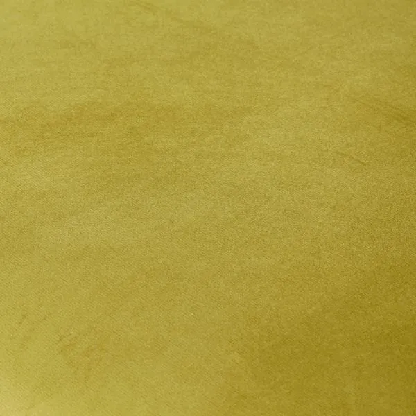 Fauteuil velours ocre