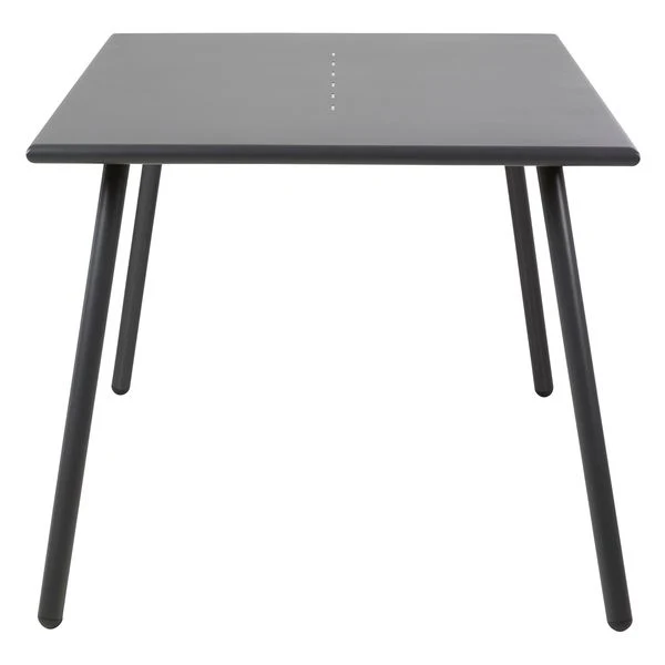 Table repas outdoor métal anthracite