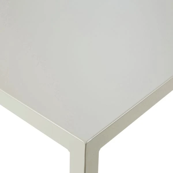 Table repas outdoor 160cm métal beige