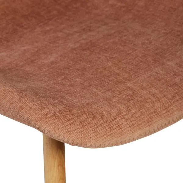 Chaise snack tissu soft touch nèfle