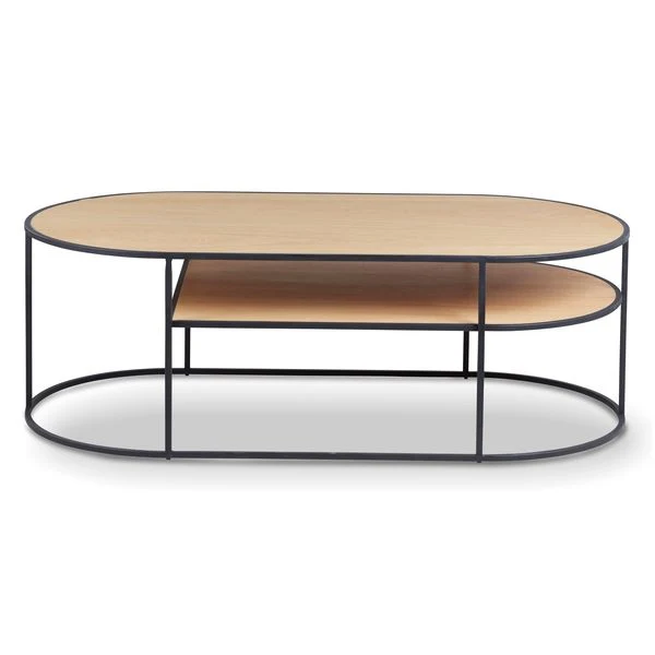 Table basse plateau chêne naturel