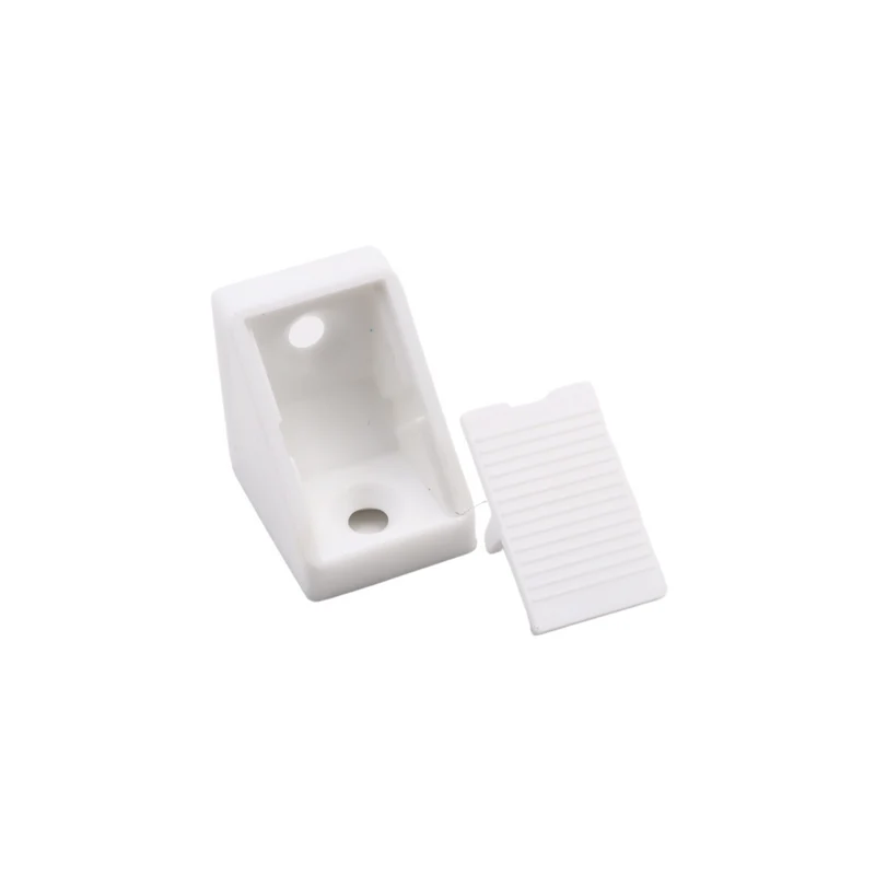 Équerre d'angle plastique avec couvercle séparé