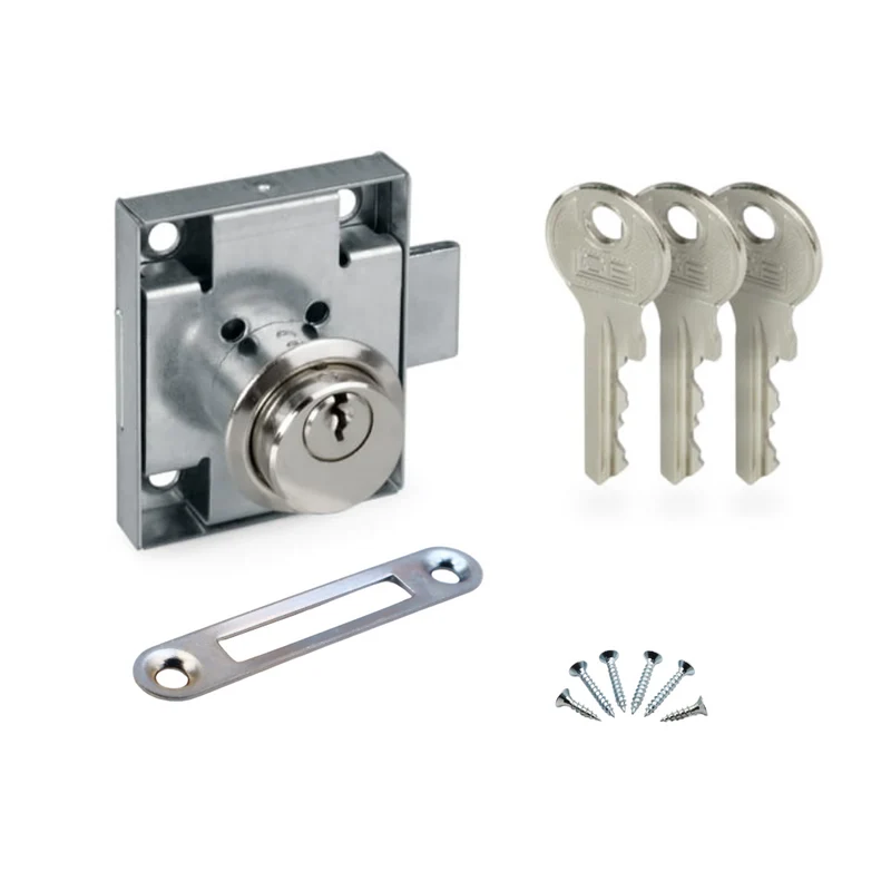 Serrure pour meubles 22x21mm