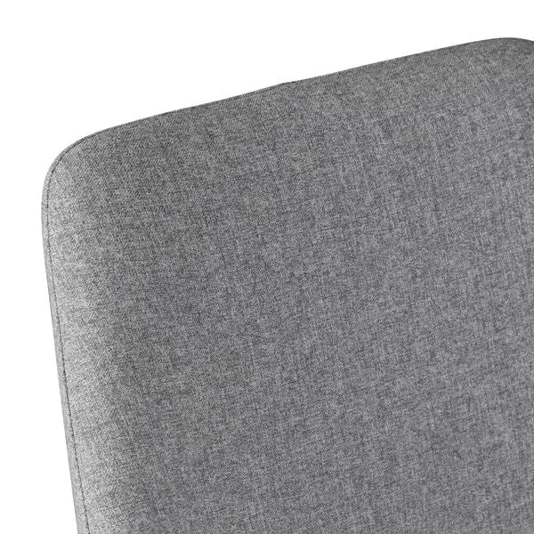 Chaise snack tissu gris clair