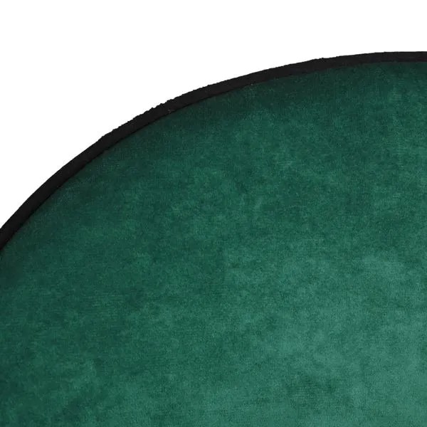 Chaise snack velours vert canard