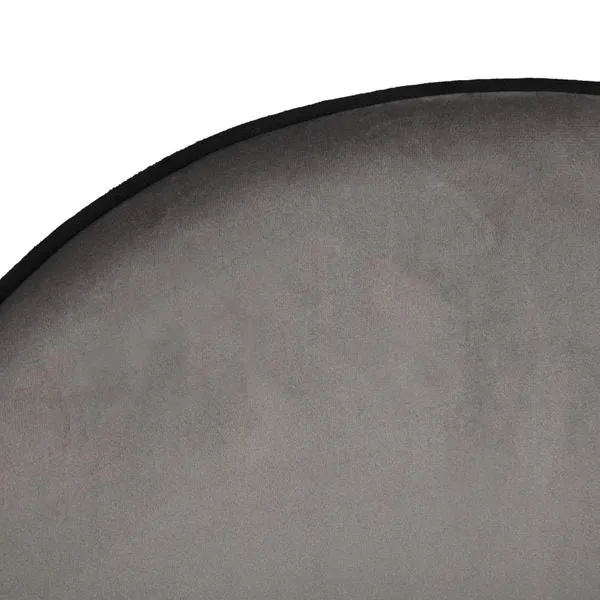 Chaise snack velours anthracite