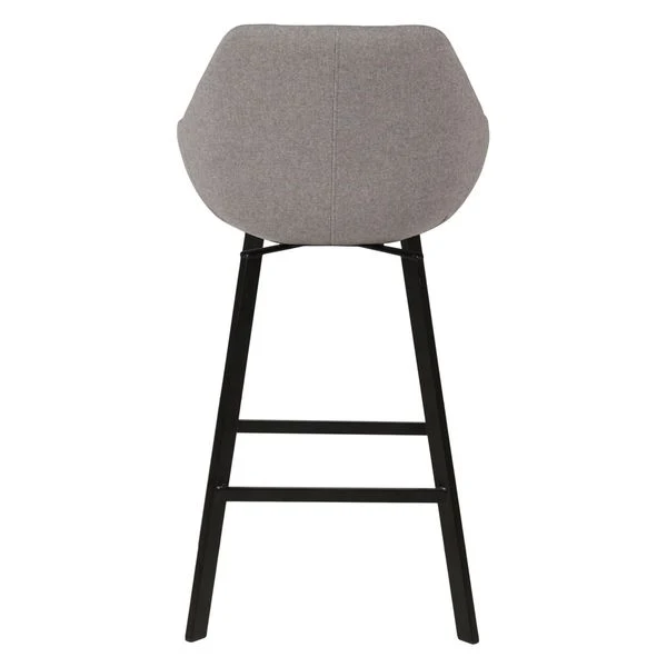 Chaise de bar pivotante gris clair