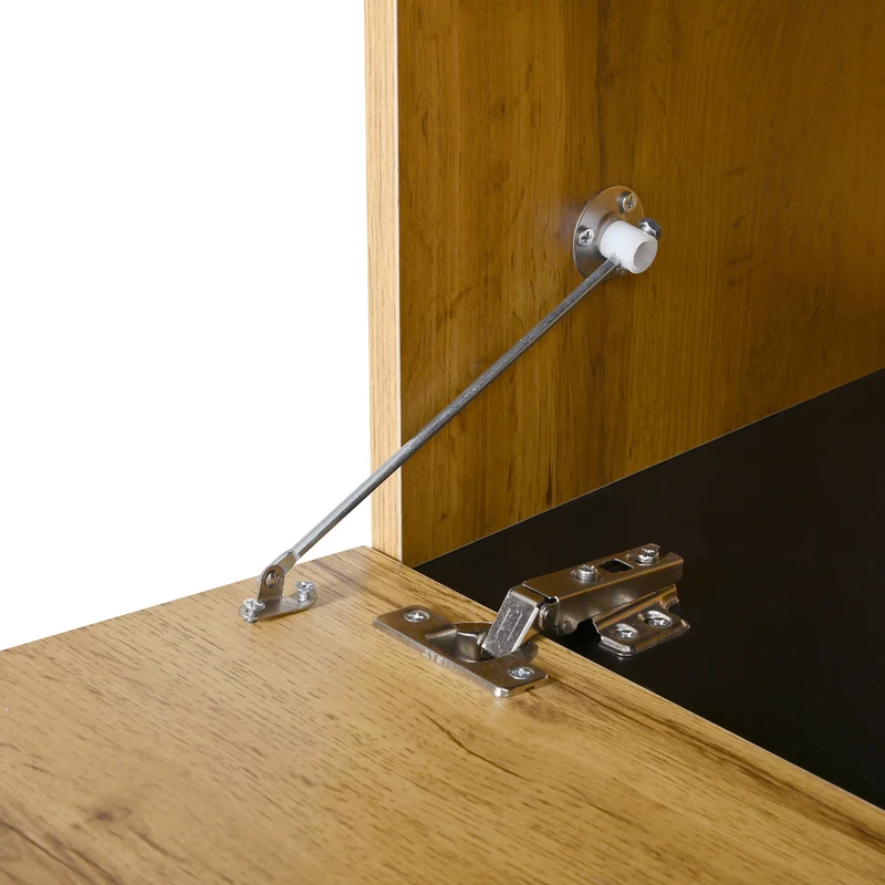 Meuble TV effet bois design damier 2 portes 1 tiroir 170cm ADJUSTSILKPRO