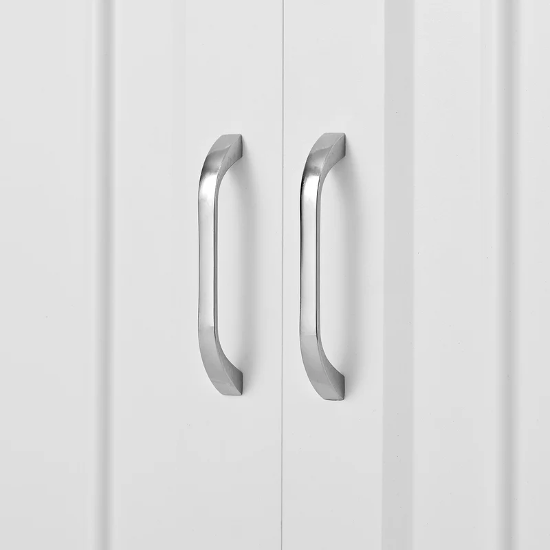 Buffet effet bois et blanc 4 portes et 2 tiroirs 120*35cm OPALPHYT