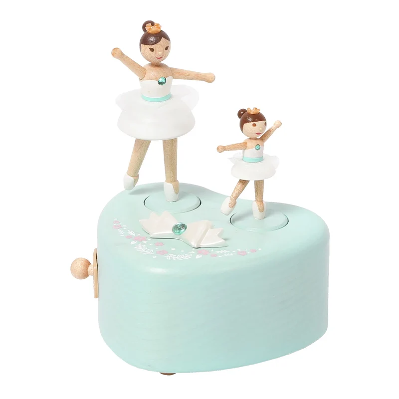 Boite musicale en bois - Duo de ballet