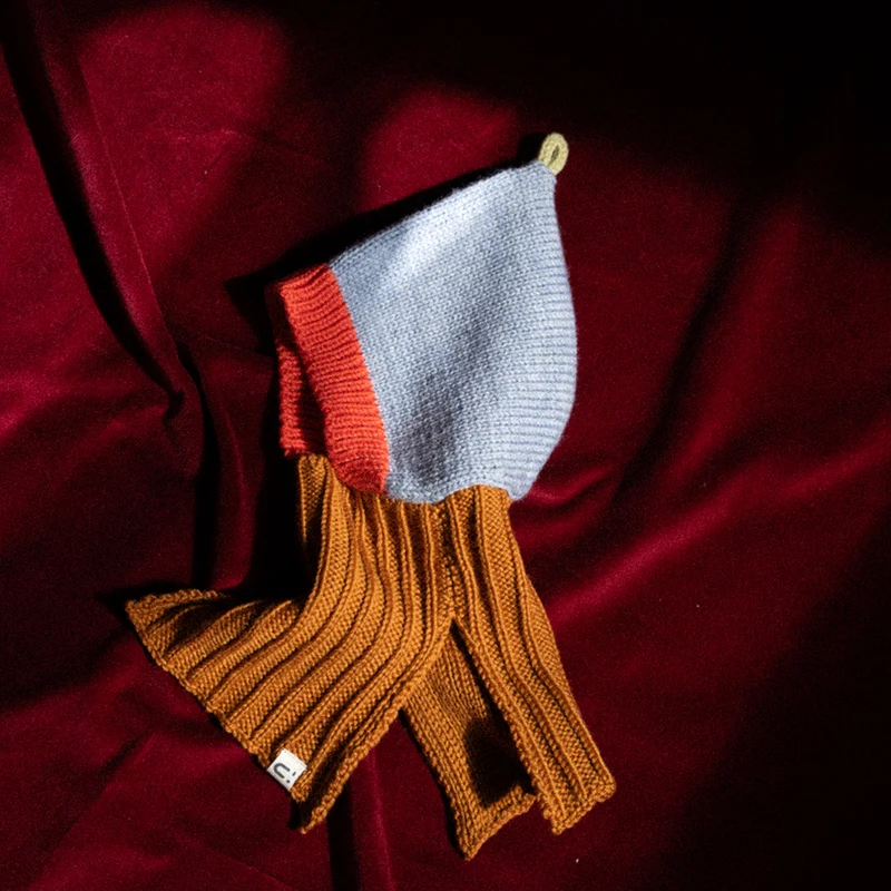 Balaclava 100% mérinos | mi-saison - Glace / Caramel