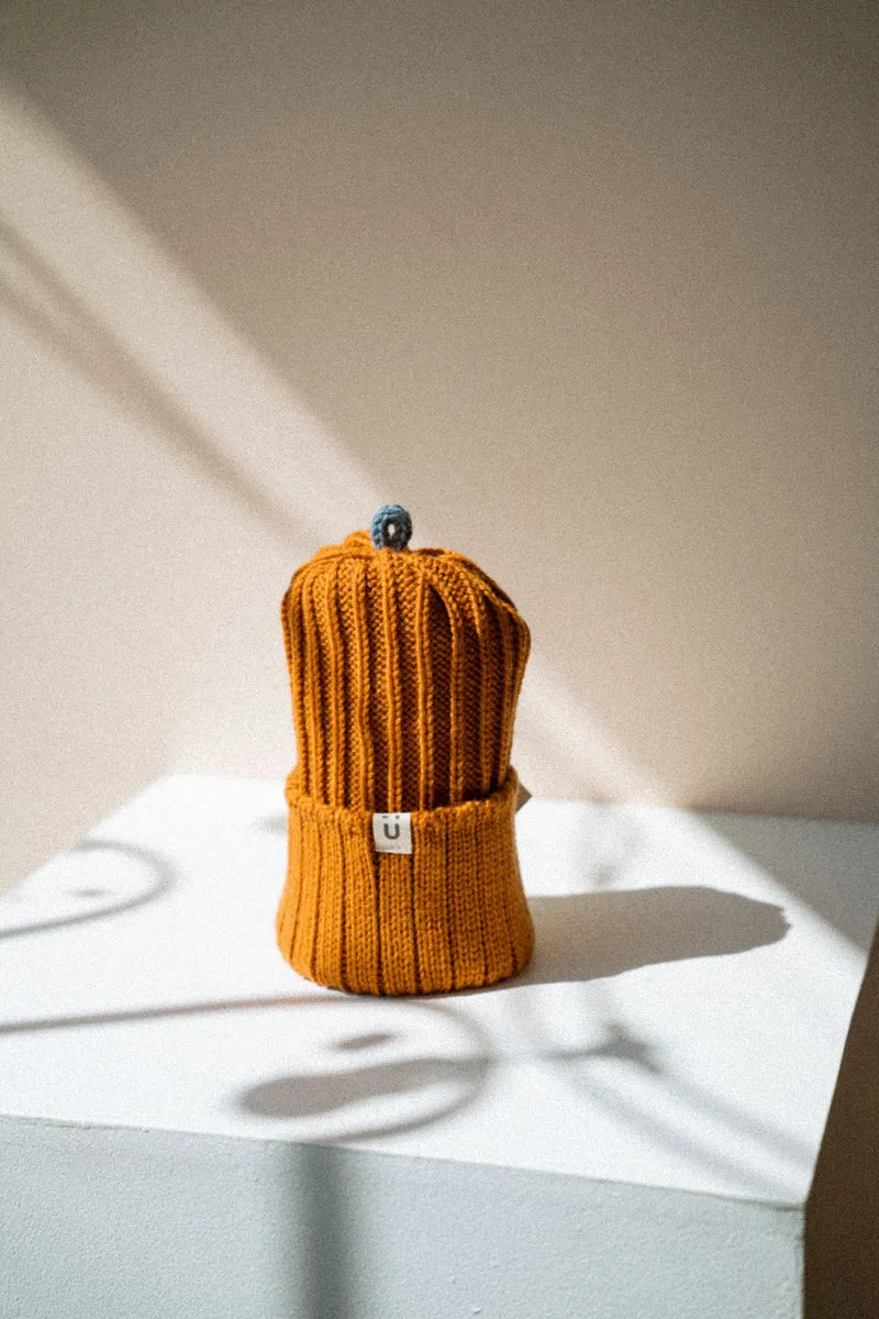 Tuque SORBET laine mérinos | mi-saison - Caramel