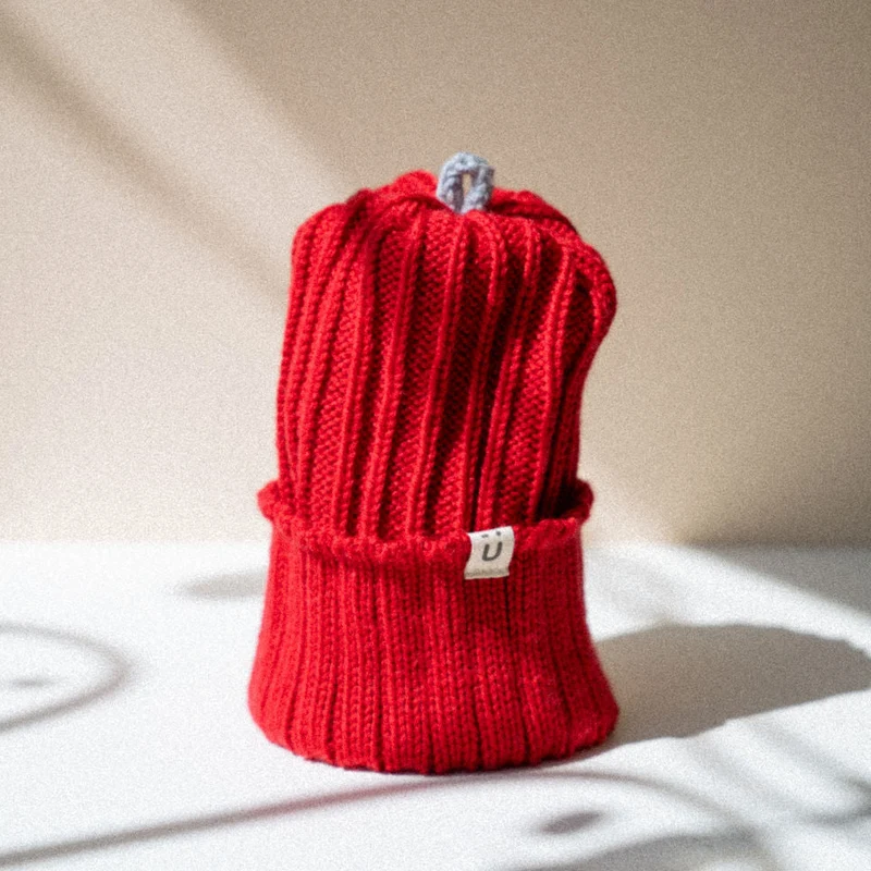 Tuque SORBET laine mérinos | mi-saison - Cerise