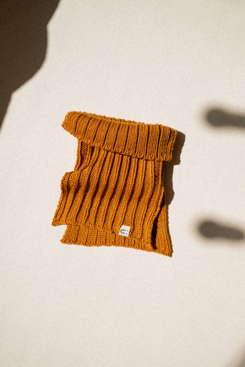 Cache-cou SORBET à panneaux | laine mérinos - AW26