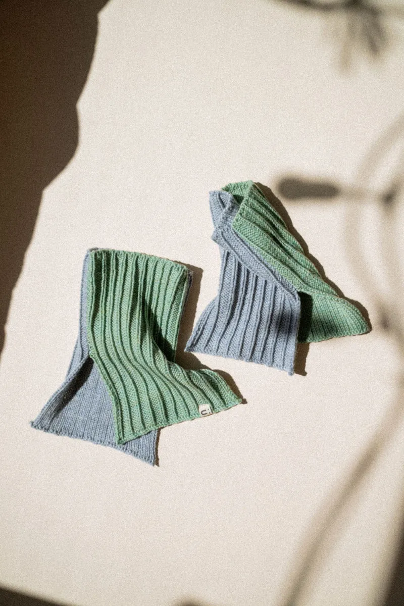 Cache-cou SORBET à panneaux | laine mérinos - AW26
