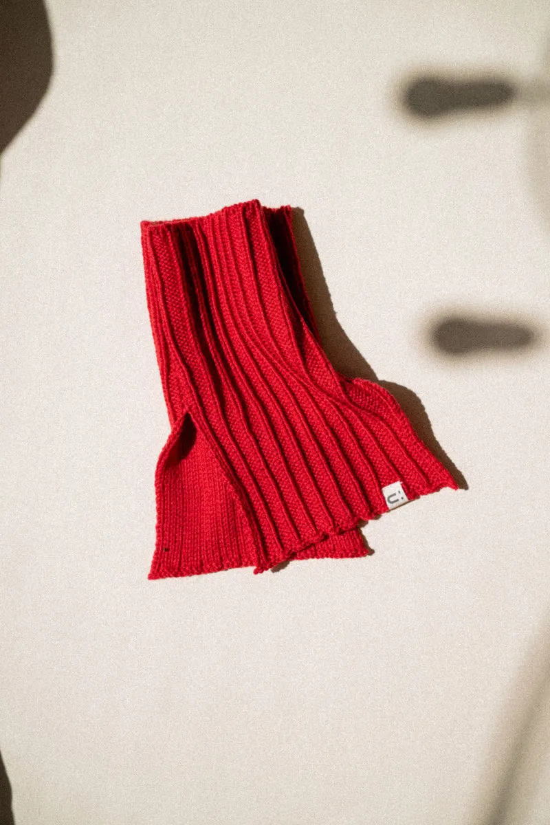 Cache-cou SORBET à panneaux | laine mérinos - AW26